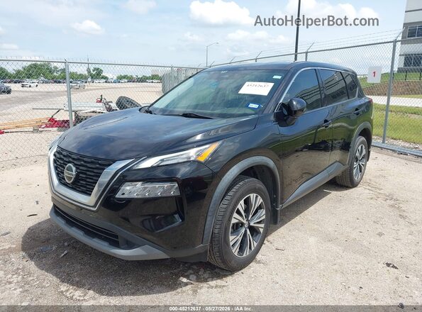 5N1AT3BA7MC760008 2021 NISSAN ROGUE Black Przód lewy