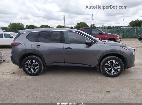 5N1AT3BA7MC840943 2021 NISSAN ROGUE Gray Rear interior view