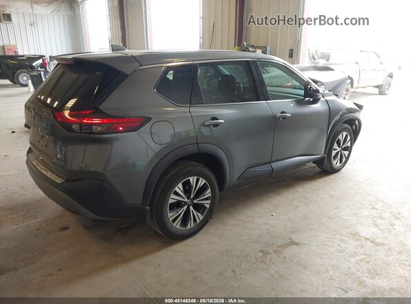 5N1AT3BA8MC799996 2021 NISSAN ROGUE Gray უკანა მარჯვენა