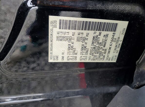 5N1AT3BB3MC676048 2021 NISSAN ROGUE Black 