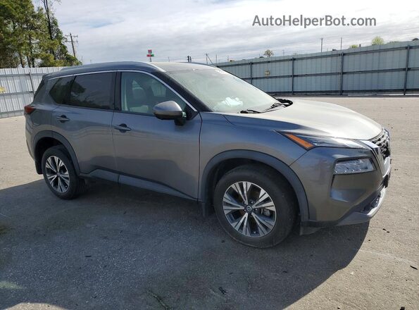 5N1AT3BB3MC732506 2021 NISSAN ROGUE Gray Delantero derecho