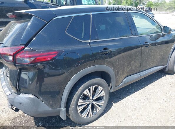 5N1AT3BB3MC796531 2021 NISSAN ROGUE Black Задня права чверть