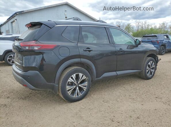5N1AT3BB5MC704710 2021 NISSAN ROGUE Black Задня права чверть