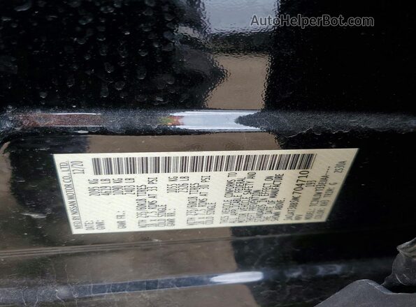 5N1AT3BB5MC704710 2021 NISSAN ROGUE Black Вид наклейки з VIN-кодом