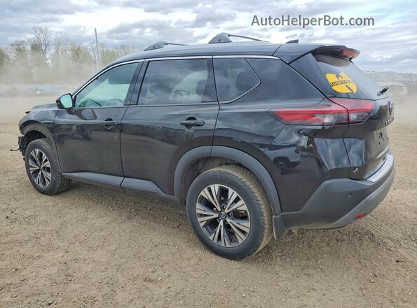 5N1AT3BB5MC704710 2021 NISSAN ROGUE Black Задня ліва чверть