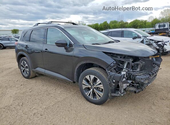5N1AT3BB5MC704710 2021 NISSAN ROGUE Black Передня права чверть