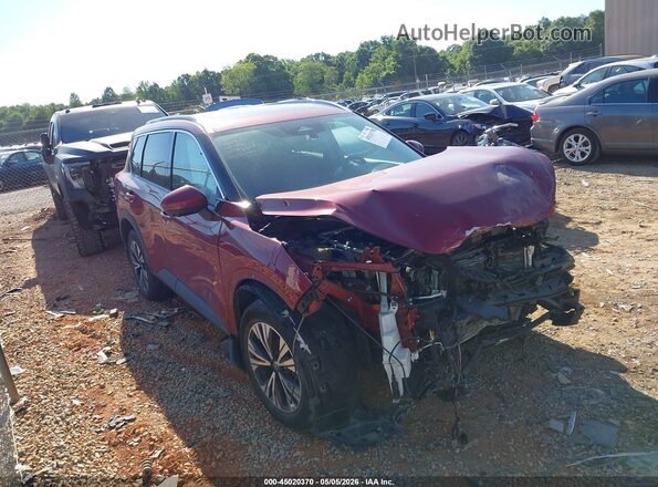 5N1AT3BB5MC720986 2021 NISSAN ROGUE Red Вид задньої частини салону