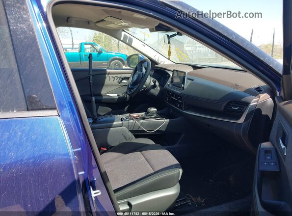5N1AT3BB5MC790620 2021 NISSAN ROGUE Blue Widok wnętrza z przodu