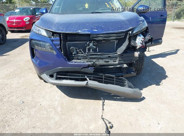 5N1AT3BB5MC790620 2021 NISSAN ROGUE Blue Widok z przodu