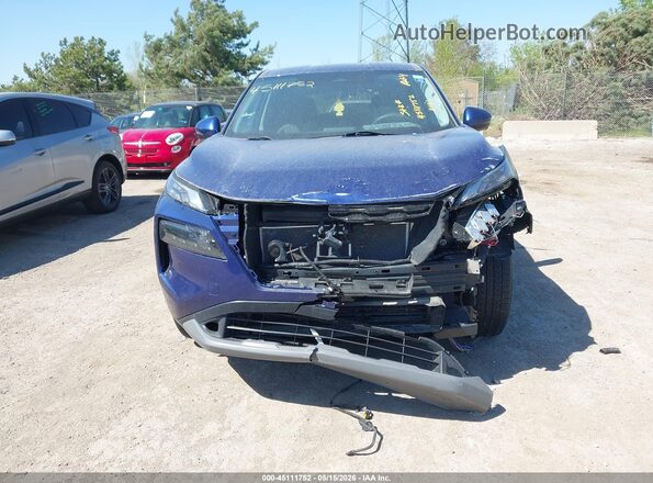 5N1AT3BB5MC790620 2021 NISSAN ROGUE Blue Widok wnętrza 360 stopni