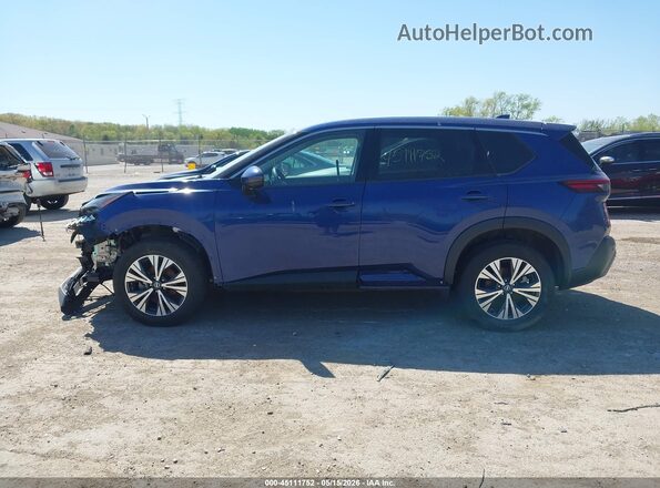 5N1AT3BB5MC790620 2021 NISSAN ROGUE Blue 