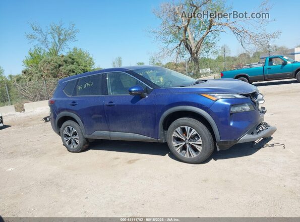 5N1AT3BB5MC790620 2021 NISSAN ROGUE Blue 