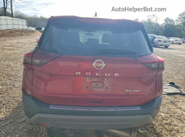 5N1AT3BB5MC793534 2021 NISSAN ROGUE Red 