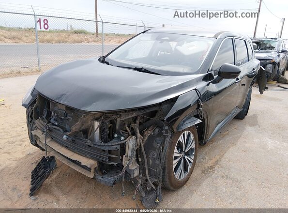 5N1AT3BB8MC795195 2021 NISSAN ROGUE Black Vista tres cuartos delantera izquierda
