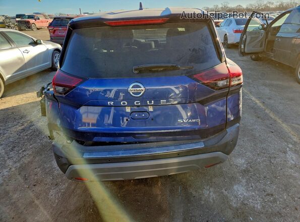 5N1AT3BBXMC799460 2021 NISSAN ROGUE Blue 