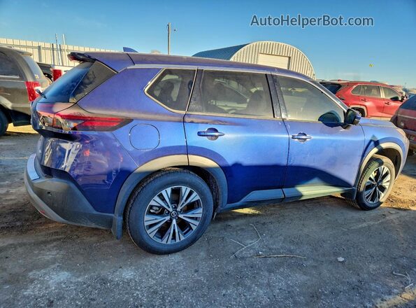 5N1AT3BBXMC799460 2021 NISSAN ROGUE Blue 