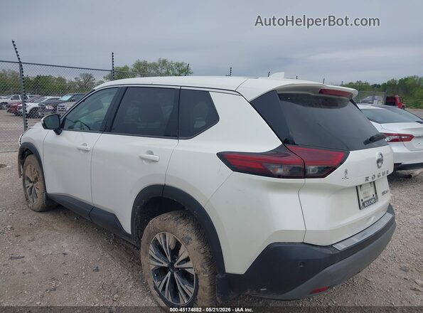 5N1AT3BBXMC801353 2021 NISSAN ROGUE Белый Задняя левая четверть