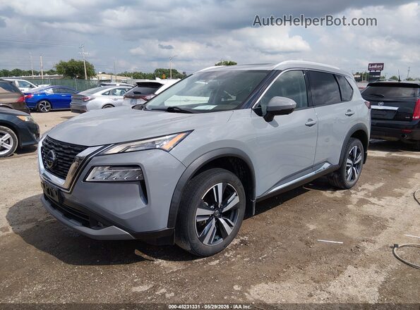 5N1AT3CA6MC828832 2021 NISSAN ROGUE Gray Front left