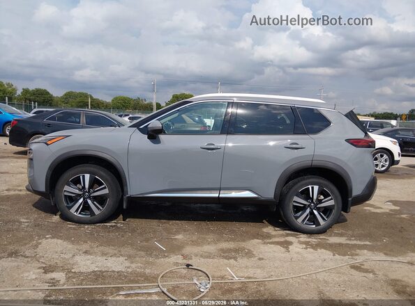 5N1AT3CA6MC828832 2021 NISSAN ROGUE Gray 360 interior view