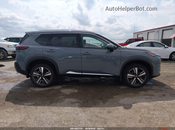 5N1AT3CA6MC828832 2021 NISSAN ROGUE Gray Rear interior view