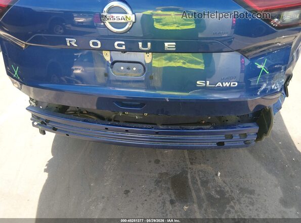 5N1AT3CB3MC682995 2021 NISSAN ROGUE Blue Front view