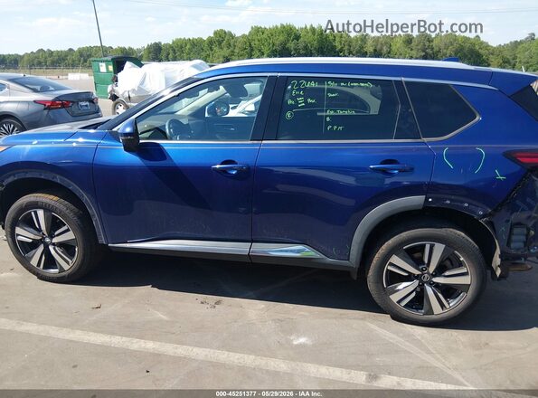 5N1AT3CB3MC682995 2021 NISSAN ROGUE Blue 