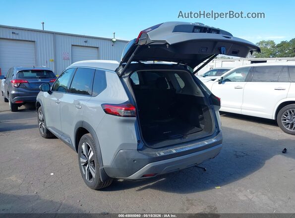 5N1AT3CB5MC750357 2021 NISSAN ROGUE Gray Trasero izquierdo