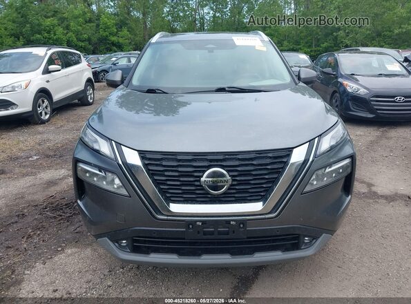 5N1AT3CB9MC833144 2021 NISSAN ROGUE Gray Սալոնի հետևի տեսք