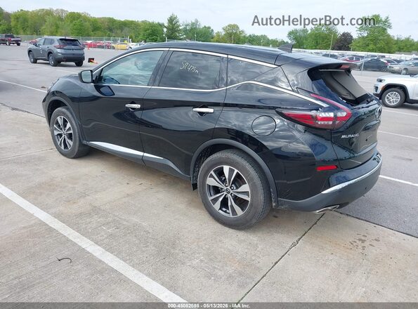 5N1AZ2AJ9PC129307 2023 NISSAN MURANO Black უკანა მარცხენა