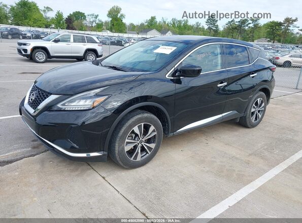 5N1AZ2AJ9PC129307 2023 NISSAN MURANO Black წინა მარცხენა ხედი სამი მეოთხედიდან