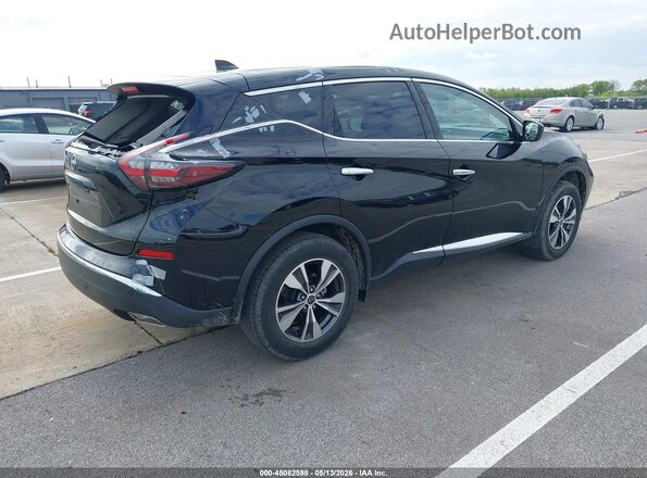 5N1AZ2AJ9PC129307 2023 NISSAN MURANO Black უკანა მარჯვენა