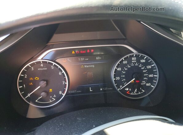 5N1AZ2AS3MC103628 2021 NISSAN MURANO White Սարքավորումների վահանակի տեսք