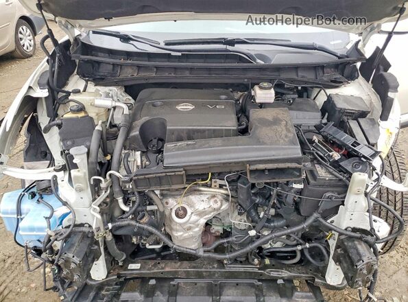 5N1AZ2AS5MC134489 2021 NISSAN MURANO White Engine compartment view