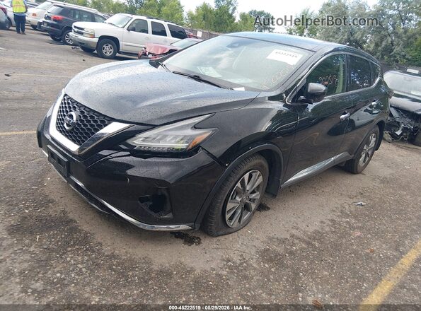 5N1AZ2AS6NC121963 2022 NISSAN MURANO Black Vista tres cuartos delantera izquierda