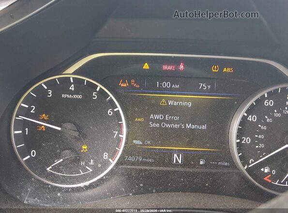 5N1AZ2AS6NC121963 2022 NISSAN MURANO Black Vista de los asientos traseros