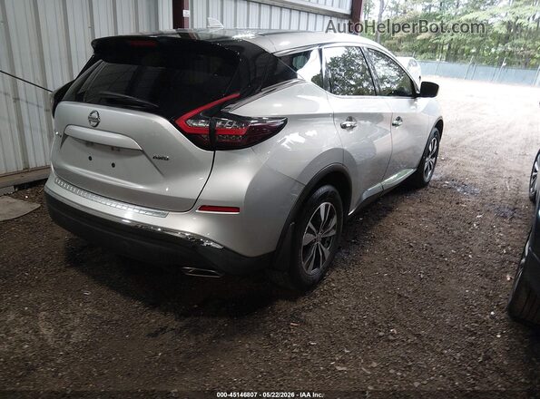 5N1AZ2AS7MC125888 2021 NISSAN MURANO Silver Задня права чверть