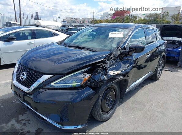 5N1AZ2AS7NC129599 2022 NISSAN MURANO Black Передня ліва чверть