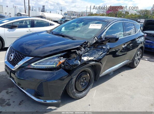 5N1AZ2AS7NC129599 2022 NISSAN MURANO Black Вид спереду