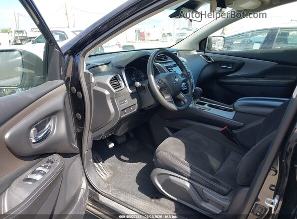 5N1AZ2AS7NC129599 2022 NISSAN MURANO Black Вид салону спереду