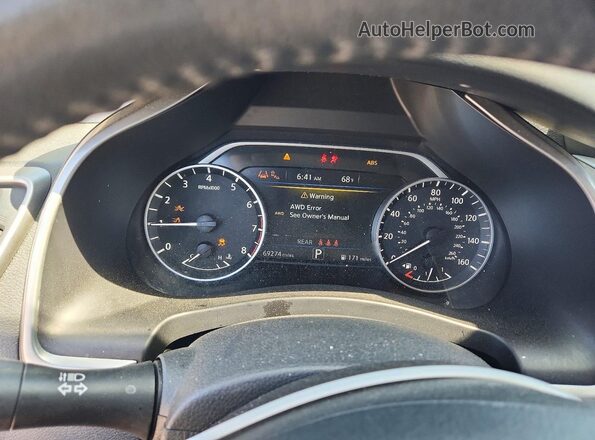 5N1AZ2BS9PC108822 2023 NISSAN MURANO Silver Вид щитка приладів