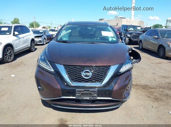 5N1AZ2DS1MC111903 2021 NISSAN MURANO Burgundy Vista del cuadro de instrumentos