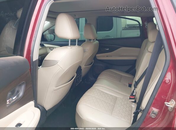 5N1AZ2DS2MC109920 2021 NISSAN MURANO Maroon VIN კოდის სტიკერის ხედი