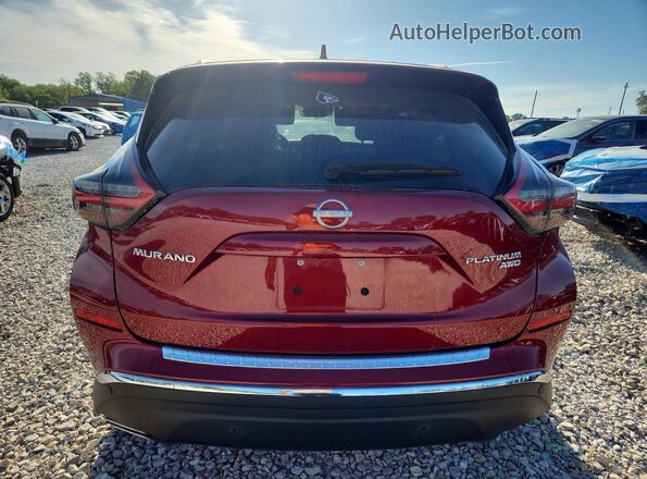 5N1AZ2DS4RC112812 2024 NISSAN MURANO Burgundy Вид ззаду