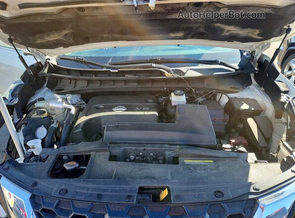 5N1AZ2DS7MC132027 2021 NISSAN MURANO White Vista del compartimento del motor