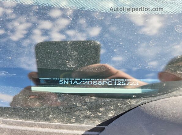 5N1AZ2DS8PC125723 2023 NISSAN MURANO Gray VIN კოდის სტიკერის ხედი