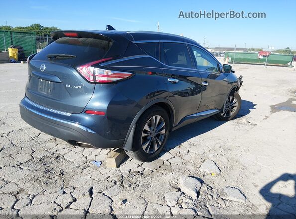 5N1AZ2MH0HN184288 2017 NISSAN MURANO Blue უკანა მარჯვენა
