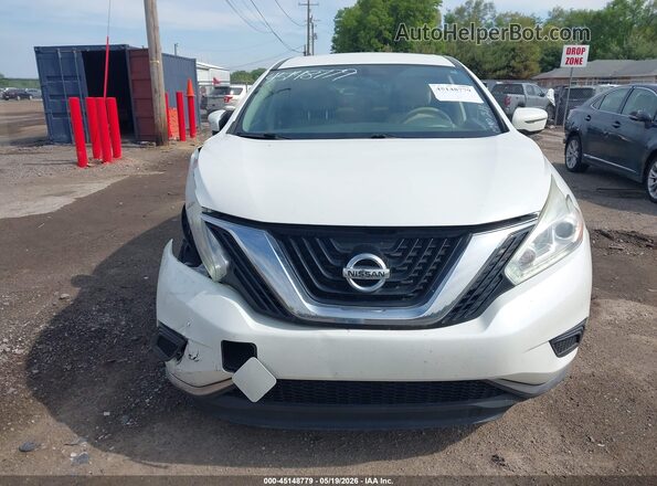 5N1AZ2MH1GN148396 2016 NISSAN MURANO White Вид щитка приладів