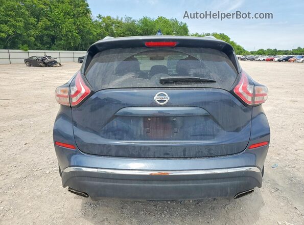 5N1AZ2MH1HN174823 2017 NISSAN MURANO Blue Rear view