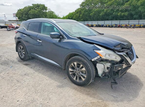 5N1AZ2MH1HN174823 2017 NISSAN MURANO Blue Front right