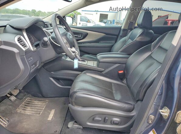 5N1AZ2MH2HN129700 2017 NISSAN MURANO Blue Вид салону спереду